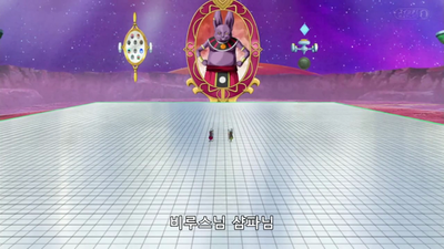 37화 사이어인의 긍지를 잊지 마라! 제비터 VS 제6우주의 사이어인